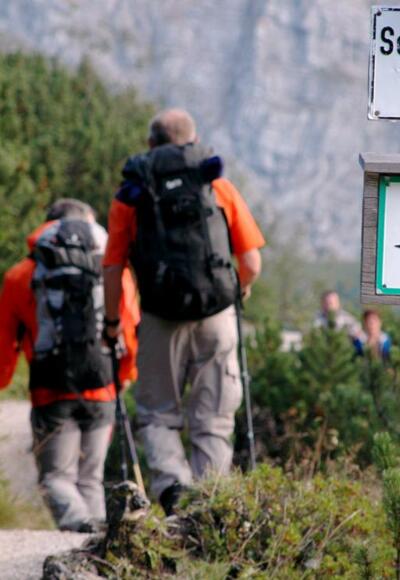 Auf dem Weg zum Schneibsteinhaus