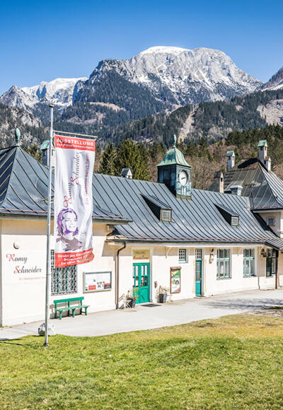 Der denkmalgeschützte Alte Bahnhof Königssee