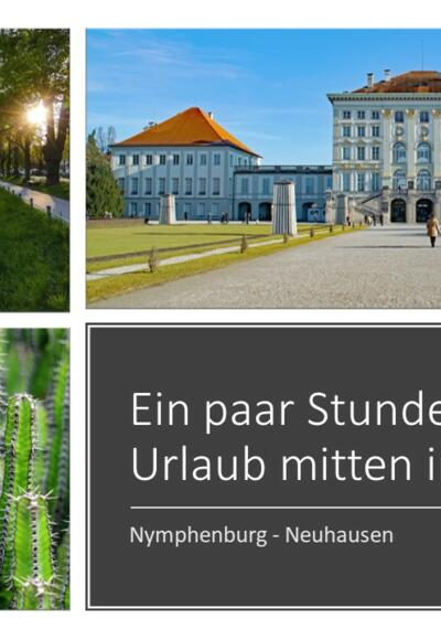 Kraftspendende Entdeckungsreise im Nymphenburger Schlosspark