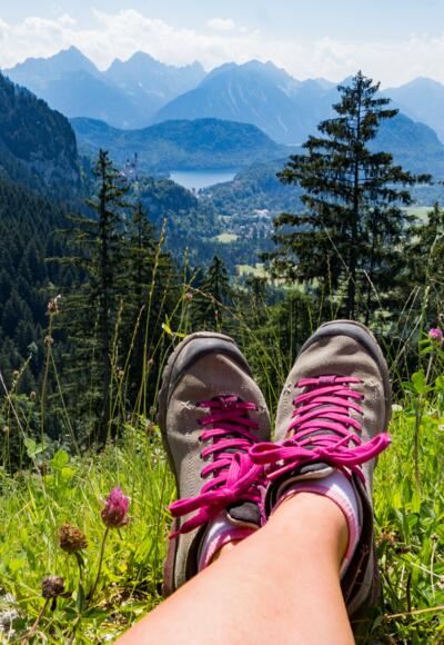 Ausblick auf die Königsschlösser