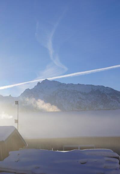 Blick auf den Tegelberg