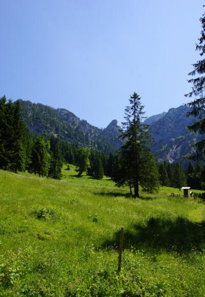 Auf dem Weg zur Drehhütte