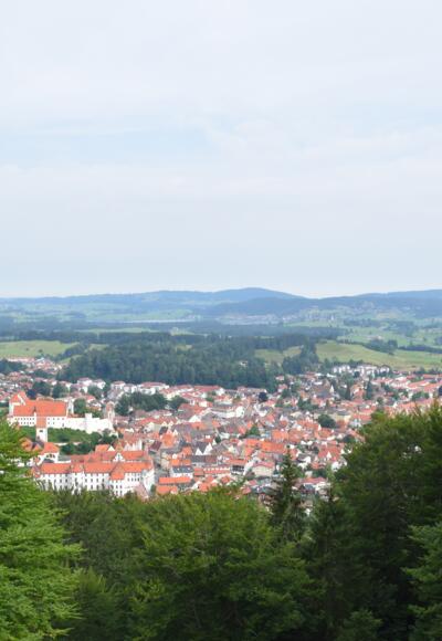 Blick vom Kalvarienberg auf Füssen
