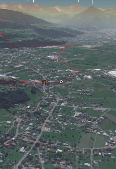 Trailrunning-Strecke im Bregenzerwald-Gebirge: Wolfurt - Bödele - ...