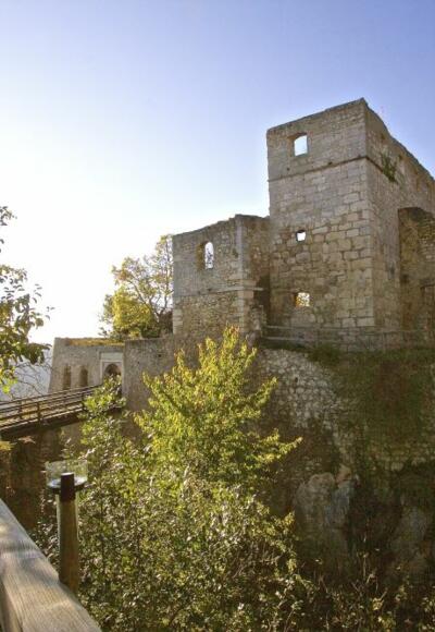 Burg Randeck und Essing im Altmühltal