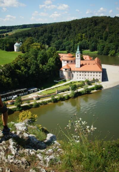 Blick auf das Kloster Weltenburg