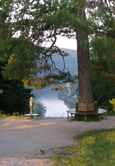 Blick in die Weltenburger Enge bei der Befreiungshalle in Kelheim