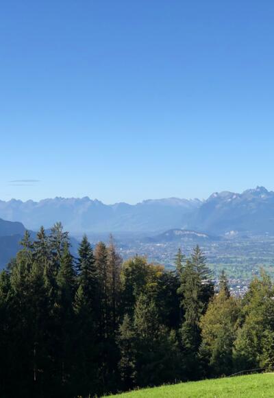 Blick von Bödele richtung Säntis