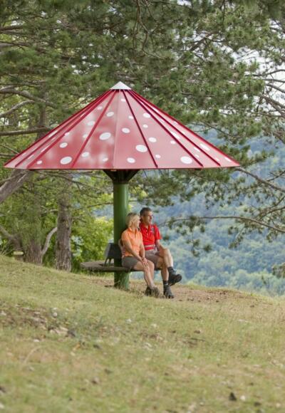 Aussichtspunkt &quot;Schwammerl&quot; in Riedenburg im Altmühltal