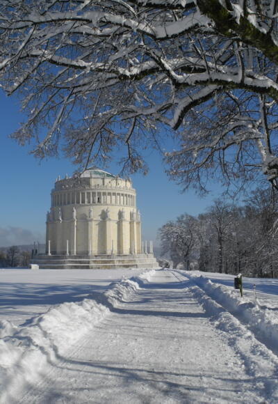 Befreiungshalle im Winter