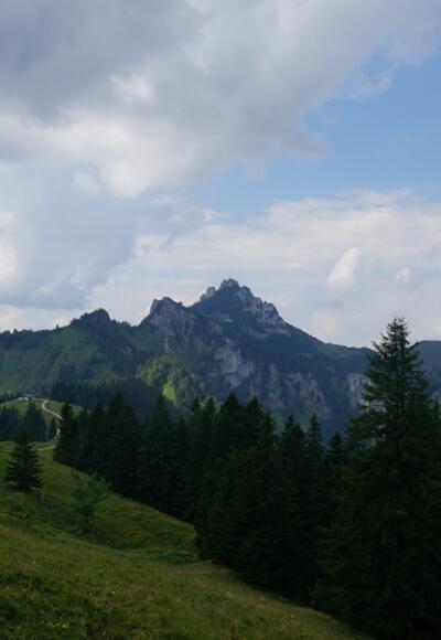 Blick zur Kampenwand