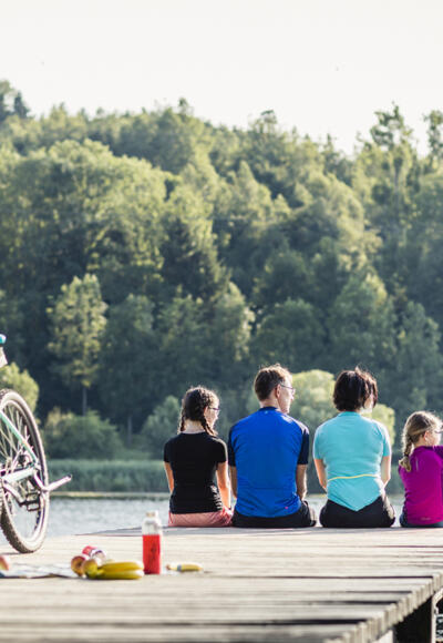 Badesteg am Neuravensburger Weiher