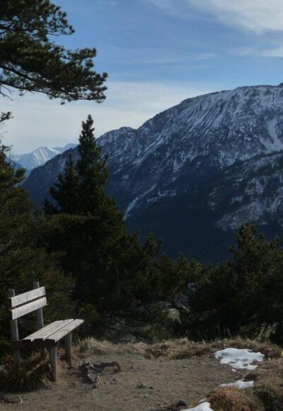 am Gipfel des Salober 1293 m), Blick übers Vilstal