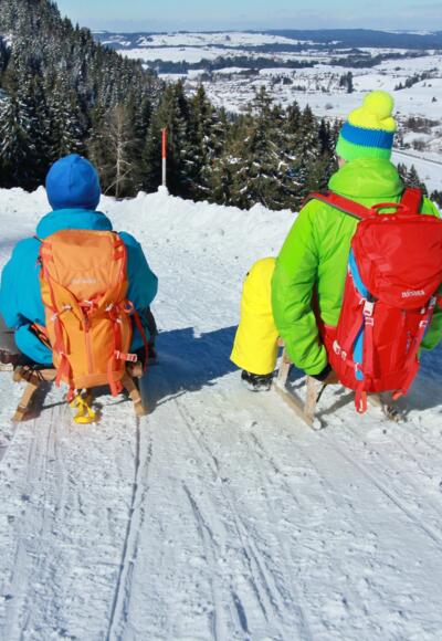 Rodelspaß am Edelsberg