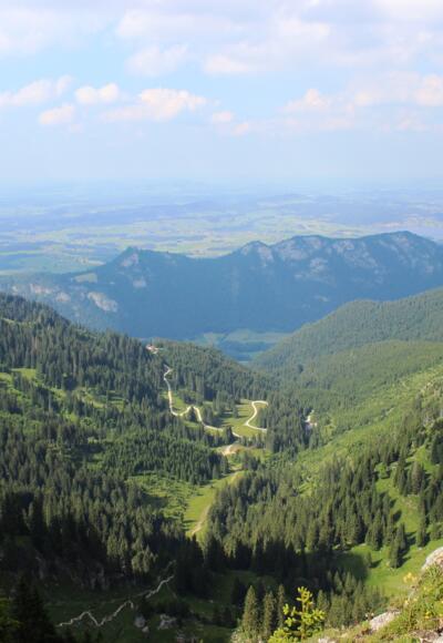 Blick auf das Voralpenland