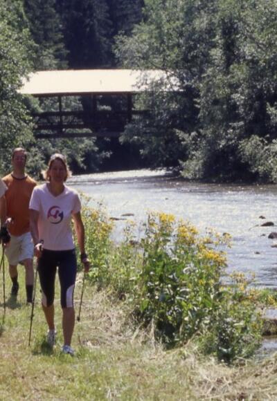 Wertachtal bei Nesselwang im Allgäu