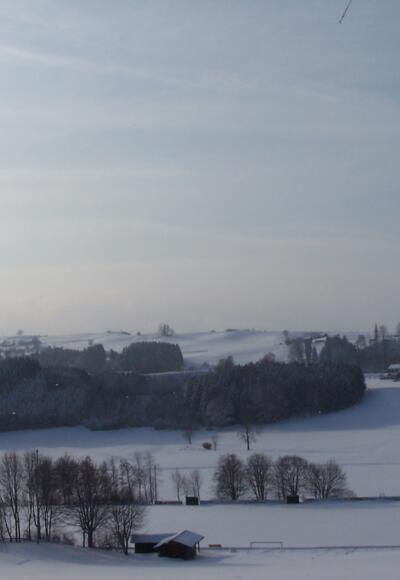 Blick auf Sportplatz
