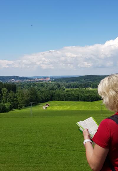 Aussicht auf Ottobeuren und das Benediktinerkloster
