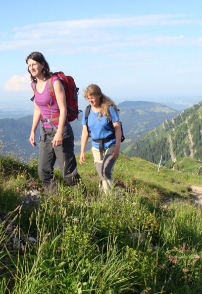 Wanderer am Hochgrat