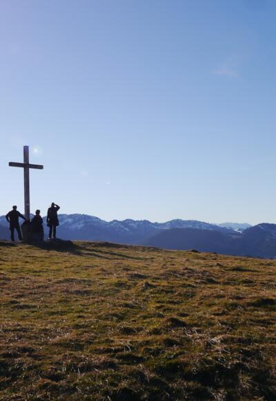 Gipfelkreuz der Salmaser Höhe