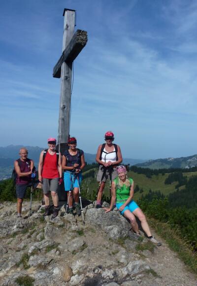 Gipfelrast auf dem Spieser