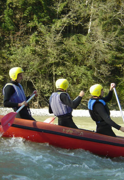 Kanadier auf der Iller