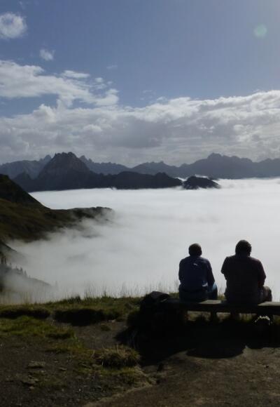 Rast am Zeigersattel