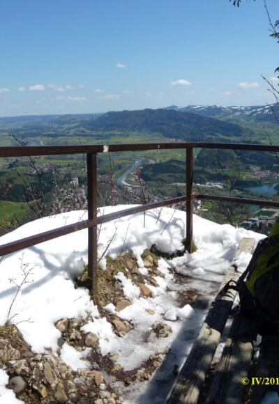 Blick von der Kanzel Illerabwärts