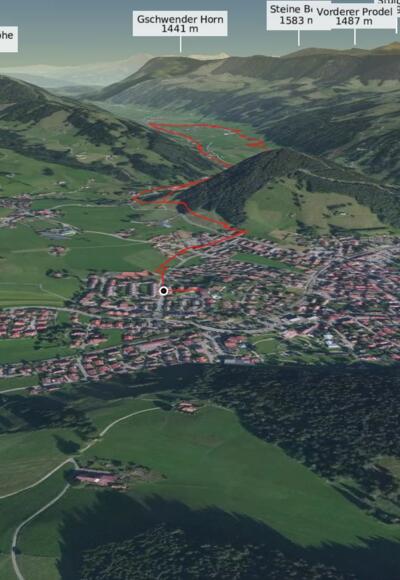 Wanderung in Oberstaufen: Thaler Runde