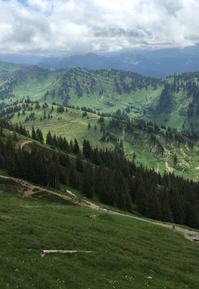 Blick vom Hochgrat nach Süden