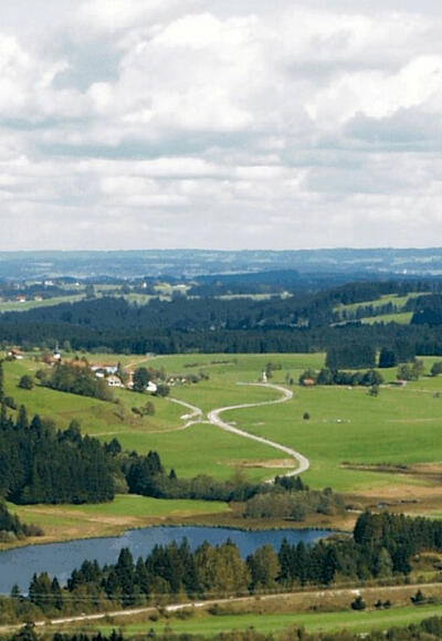 An manchen Tagen kann man weit ins Land schauen.