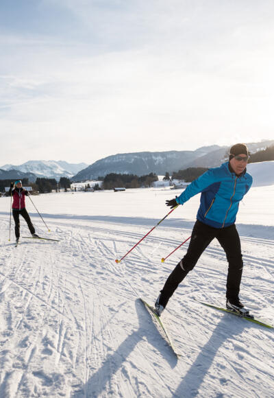 Langlaufen & Skating auf der Sonnenalp Loipe - Ofterschwang