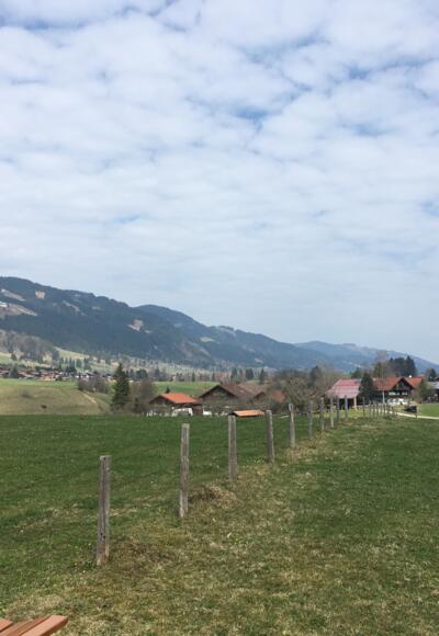 Parkbank in Obermaiselstein