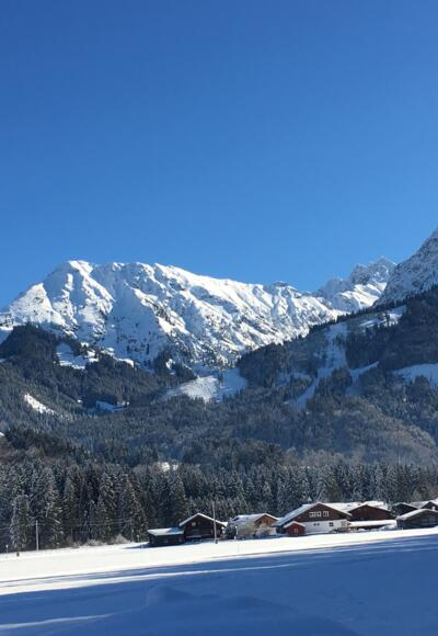 Verschneite Allgäuer Winterlandschaft
