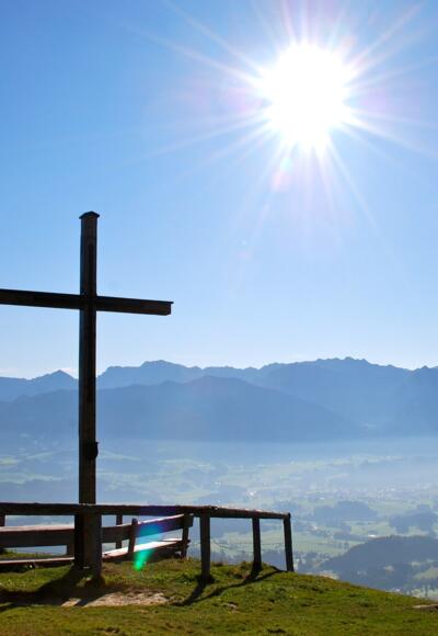 Gipfelkreuz am Ofterschwanger Horn