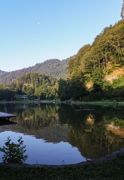 Luegsteinsee am Morgen