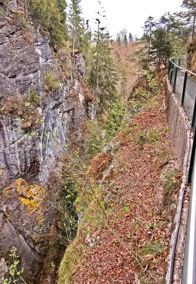 Gießenbachklamm Kiefersfelden_ in der Klamm