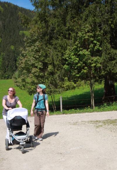 Mit dem Kinderwagen sportlich unterwegs