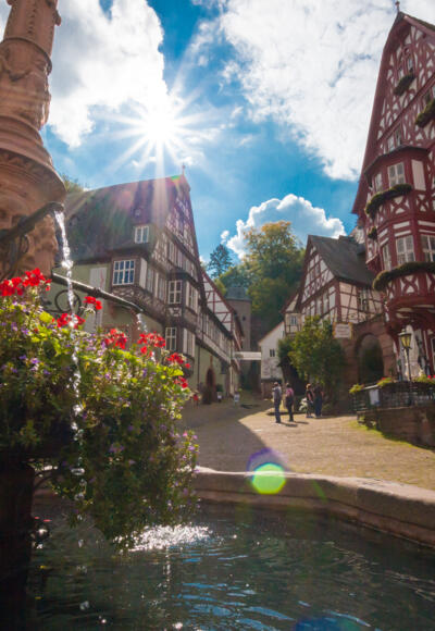 Marktplatz / Schnatterloch in Miltenberg