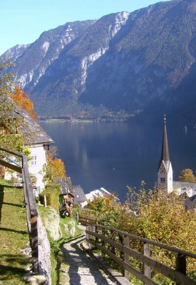 Blick auf Hallstatt und dem Hallsätter See
