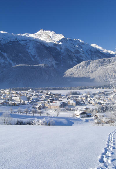 Blick auf Abtenau vom Wimmwald