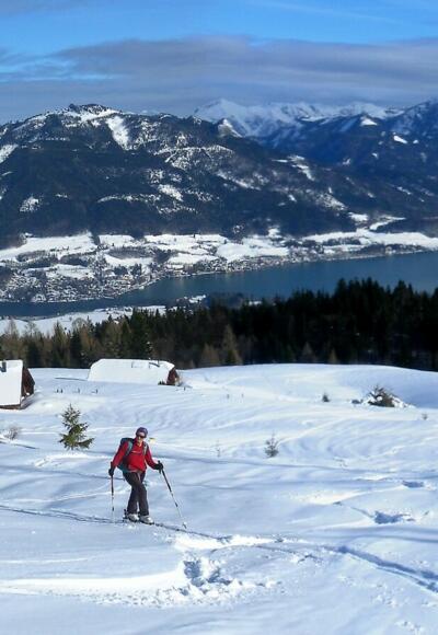 Wolfgangsee aus dem Gipfelhang