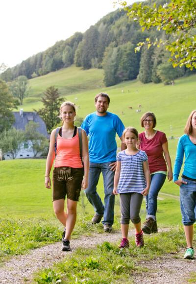 Familienwanderung in der Fuschlseeregion