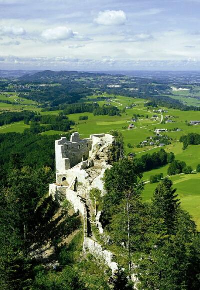 Burgruine Wartenfels von oben
