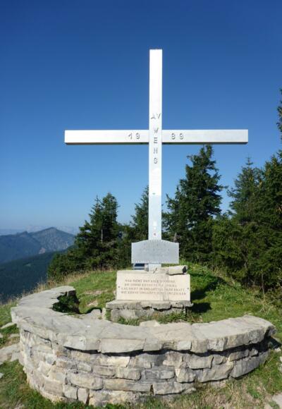 Gipfelkreuz auf der Pillsteinhöhe