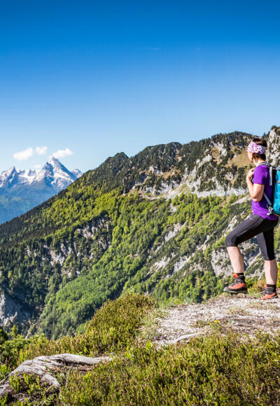 Aussicht vom Untersberg zum Watzmann