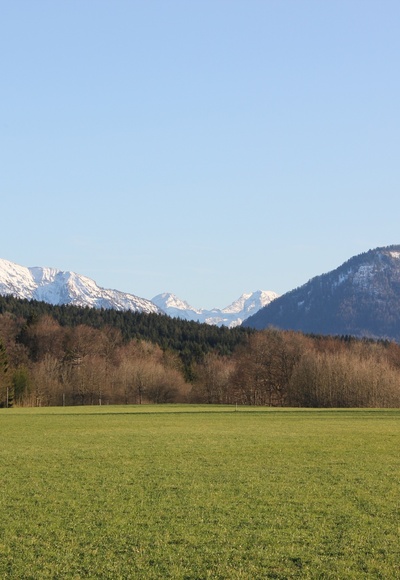 Blick auf die Berge