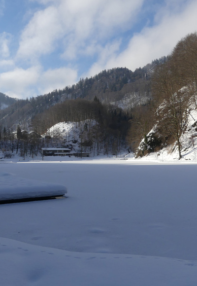 Luegsteinsee im Winter