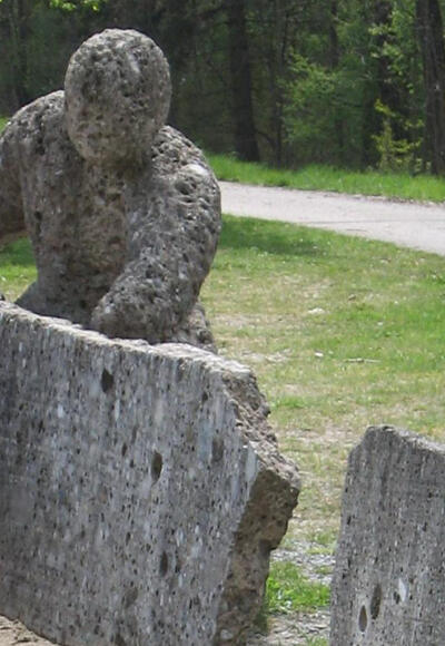Steinerne Schiffsmo am Ausgangspunkt