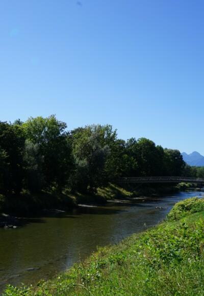 Alpenkulisse im Mangfallpark